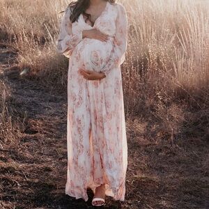 Elegant Floral Maxi Dress Baltic Born